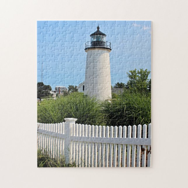 Puzzle Casse-tête du Massachusetts de phare d'île de (Vertical)