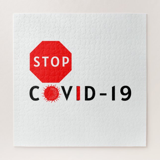 Puzzle casse-tête du virus de corona (Vertical)