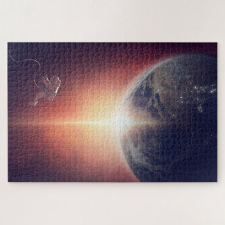 Puzzle Casse-tête Espace Terre & Astronaute