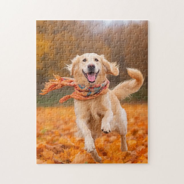 Puzzle casse-tête golden retriever (Vertical)