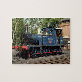 Puzzle Casse-tête locomotive de train de jacinthe des
