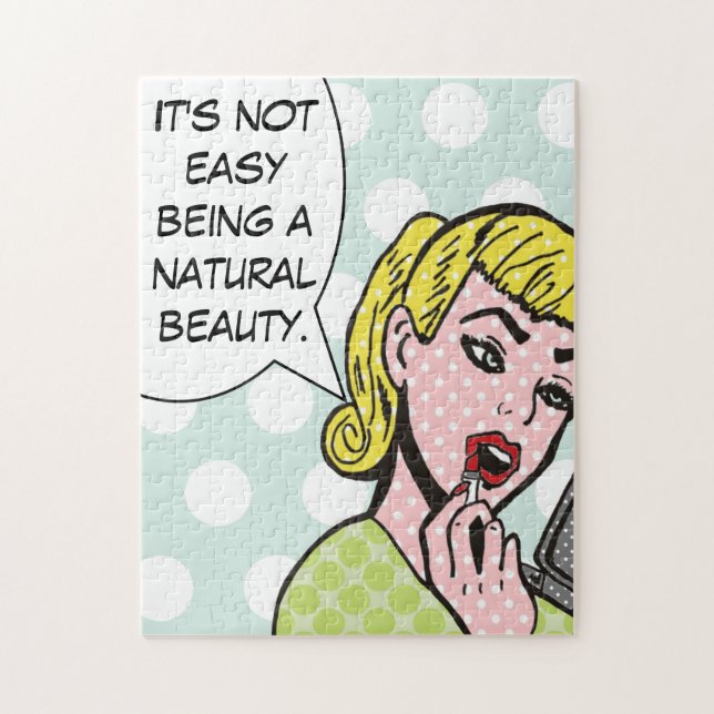 Puzzle Casse-tête naturelle de bande dessinée de beauté (Vertical)