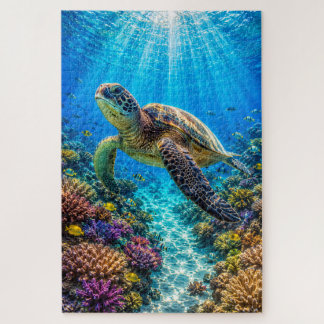 Puzzle Casse-tête Paradis de la Tortue de Mer