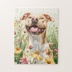 Puzzle Casse-tête Pit Bull – Amusement de chien à l'aquar