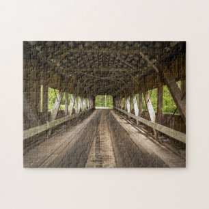 Puzzle Casse-tête pittoresque de pont couvert de l'Ohio
