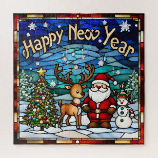 Puzzle casse-tête pour enfants du nouvel an