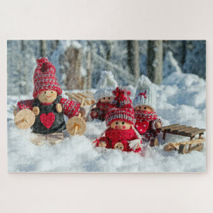 Puzzle Casse-tête Snow & Dolls
