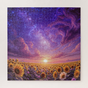 Puzzle Casse-tête Tournesol Céleste