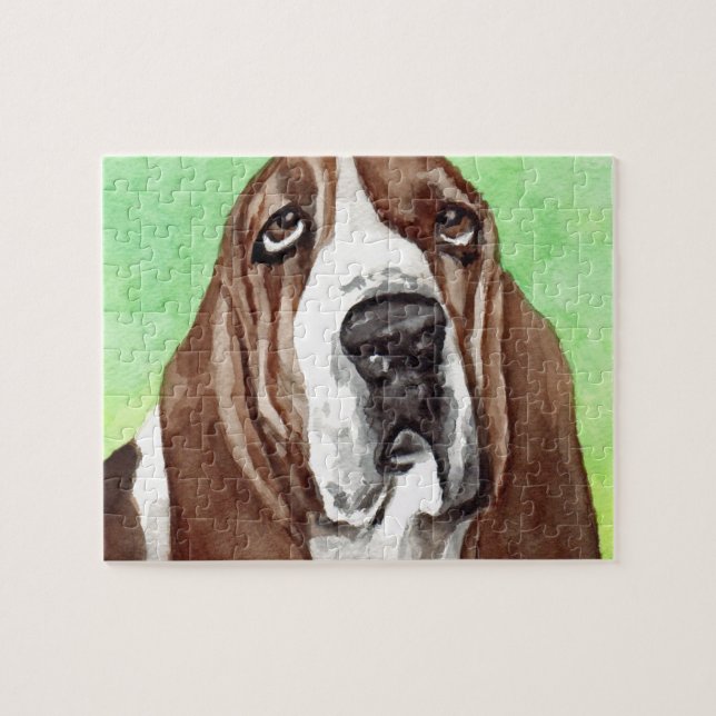 Puzzle Casse-têtes de Basset Hound (Horizontal)