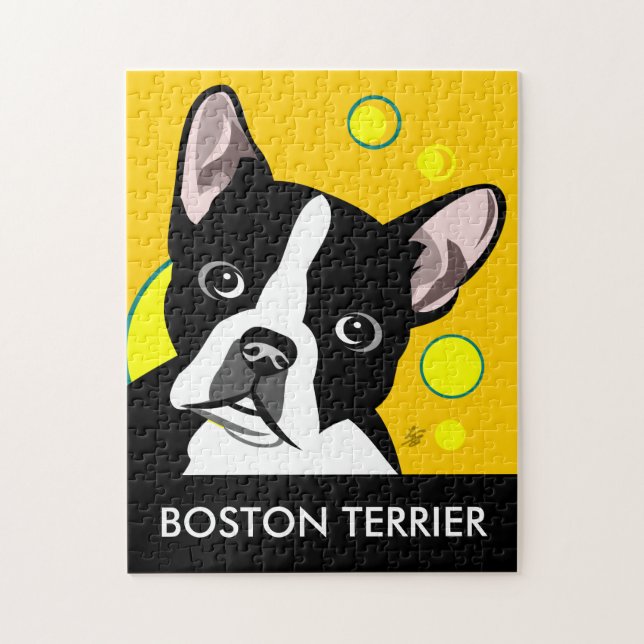 Puzzle Casse-têtes de Boston Terrier (Vertical)