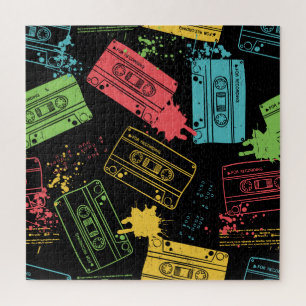 Puzzle Cassettes Cool style années 90