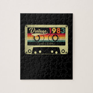 Puzzle Cassettes Vintage 1983 Limited Edition Retro 1983