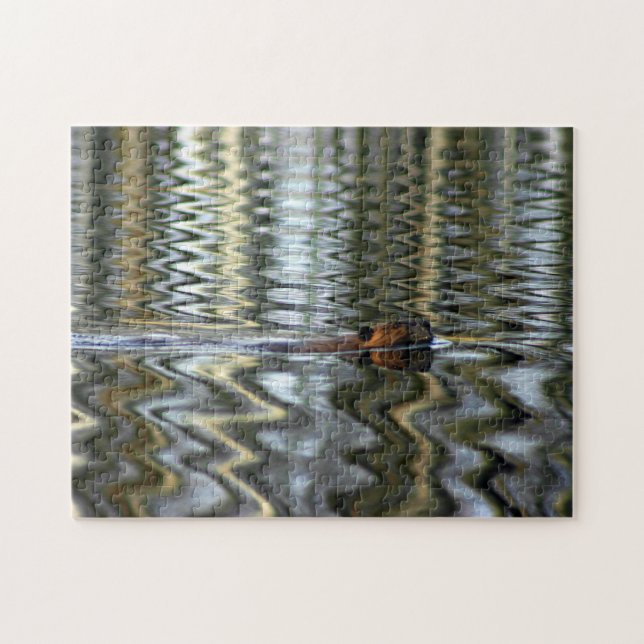 Puzzle Castor occupé (Horizontal)