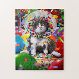 Puzzle Cat dans le cône de partie