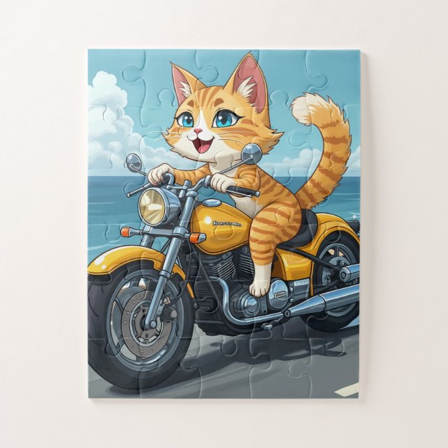 Puzzle Cat drôle (Vertical)