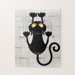 Puzzle Cat Falling down fun dessin personnage