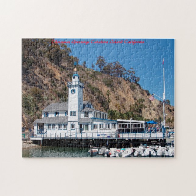 Puzzle Catalina Island California.Noël (Horizontal)