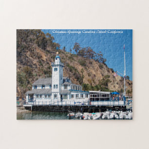 Puzzle Catalina Island California.Noël Bonjour Ji