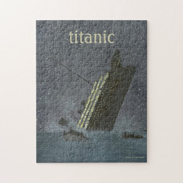 Puzzle Catastrophe maritime nautique Titanic (Vertical)