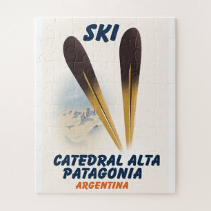 Puzzle Catedral Alta Patagonia, Argentine affiche de ski
