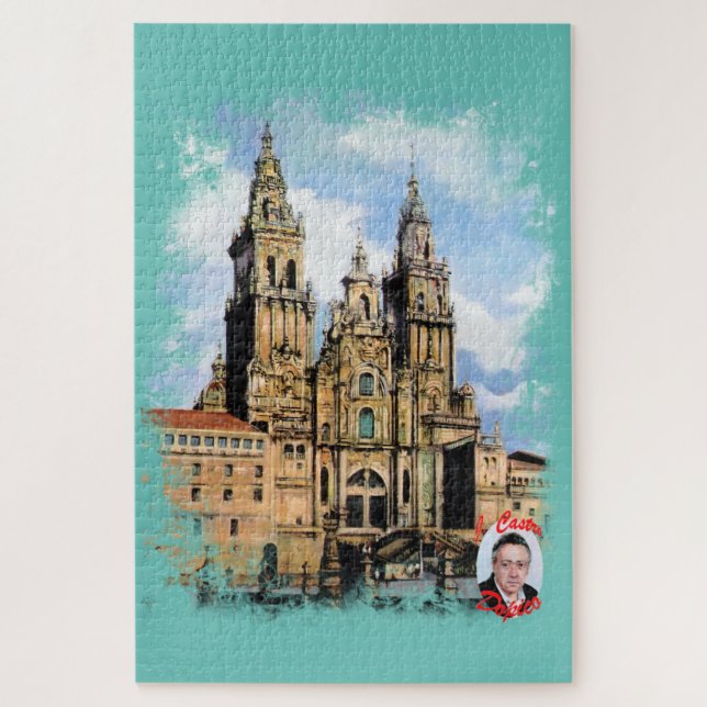 Puzzle Catedral de Saint-Jacques-de-Compostelle (Vertical)