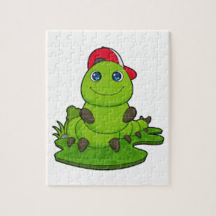 Puzzle Caterpillar avec Casquette