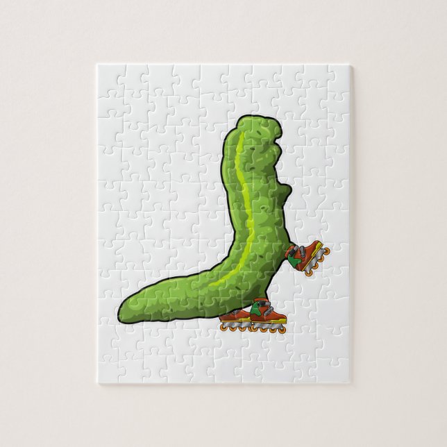 Puzzle Caterpillar en Patinage en ligne avec Patins en li (Vertical)