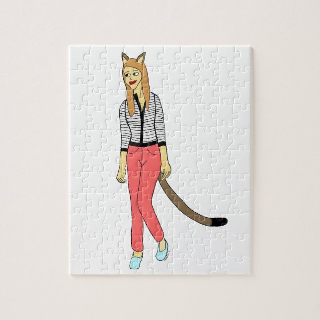 Puzzle catgirl (Vertical)