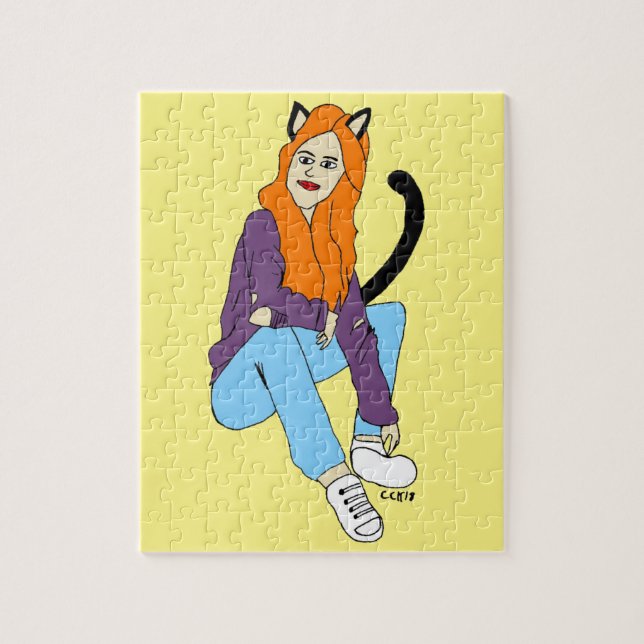 Puzzle catgirl  (Vertical)