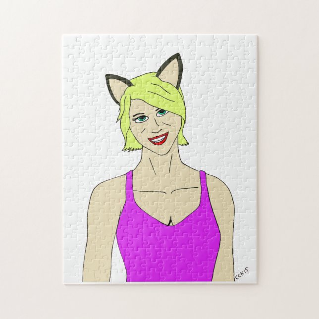 Puzzle catgirl (Vertical)