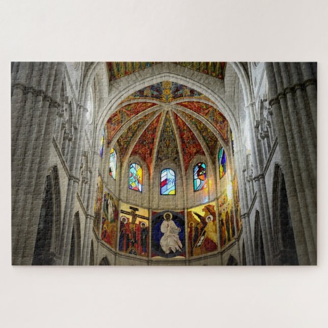 Puzzle Cathédrale d'Almudena, Madrid, Espagne (Horizontal)
