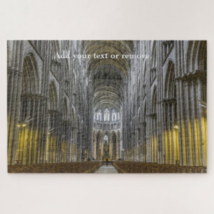 Puzzle Cathédrale d'architecture gothique en Normandie, 