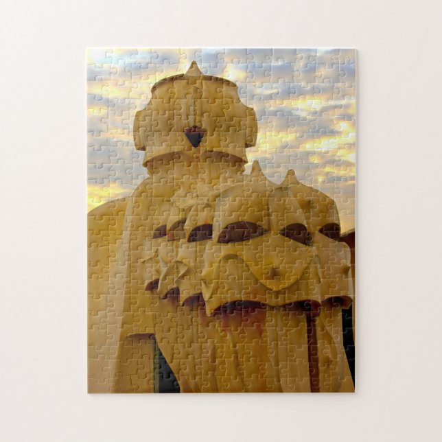 Puzzle Cathédrale de Barcelone. (Vertical)