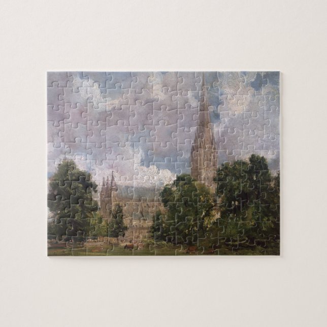 Puzzle Cathédrale de John Constable | Salisbury du sout (Horizontal)