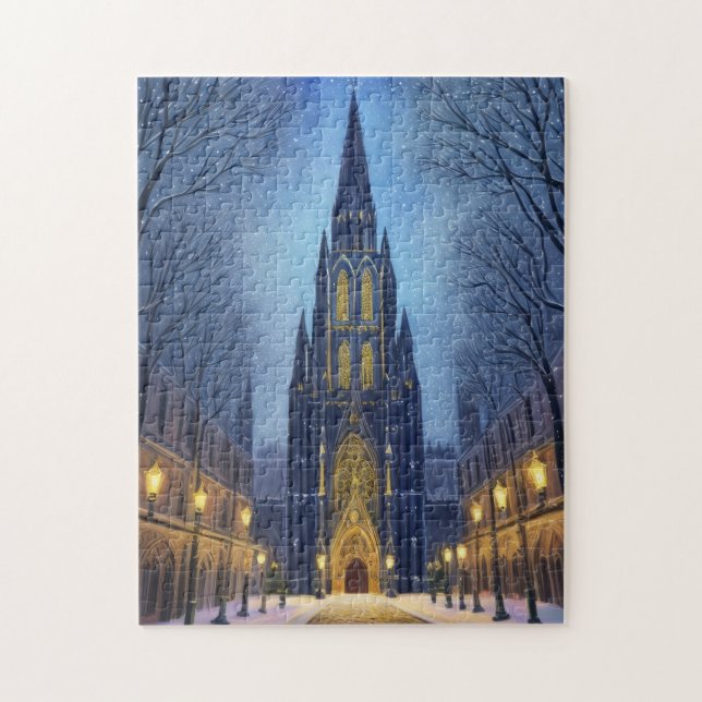 Puzzle Cathédrale de Night (Vertical)