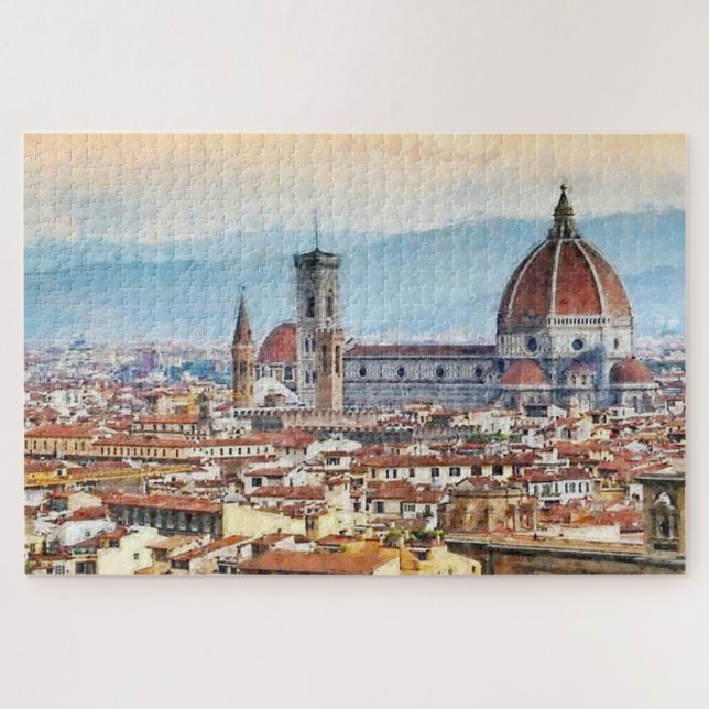 Puzzle Cathédrale de Père Noël Maria del Fiore (Horizontal)