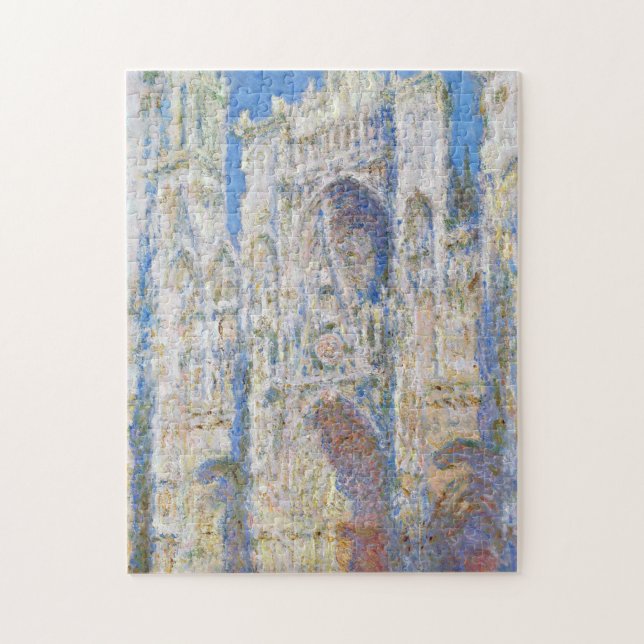 Puzzle Cathédrale de Rouen (lumière du soleil), Monet (Vertical)