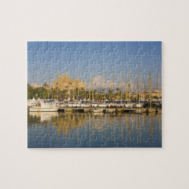 Puzzle Cathédrale et port de plaisance de Palma, Majorque (Horizontal)