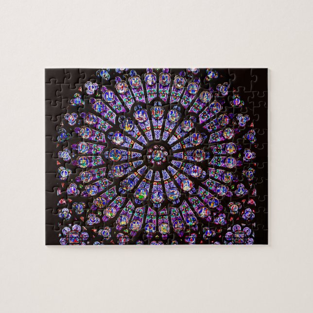 Puzzle Cathédrale Notre-Dame de Paris Rose (Horizontal)