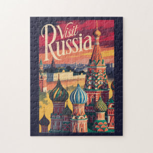 Puzzle Cathédrale Saint-Basile de Russie Illustration Voy