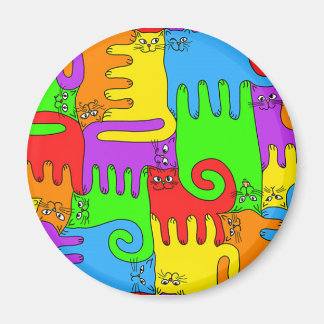 Puzzle Cats "Arc-en-ciel" 2 aimant
