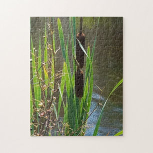 Puzzle Cattails sur la rivière