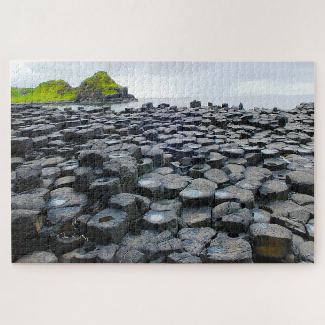 Puzzle Causeway de Giant Antrim Irlande. (Horizontal)