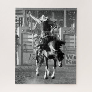 Puzzle Cavalier de Rodéo Cheval qui Ruelle 8 Secondes pou