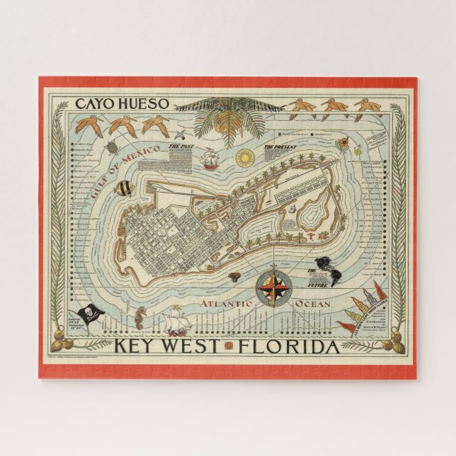 Puzzle Cayo Hueso - Key West (Horizontal)