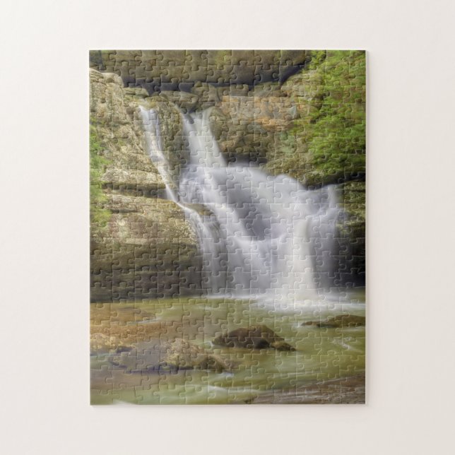 Puzzle Cedar Falls, Hocking Hills Ohio (Vertical)