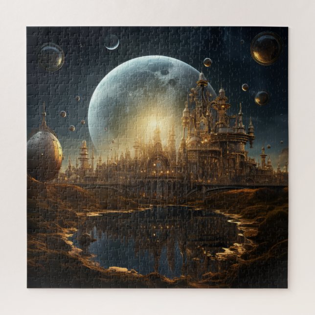 Puzzle céleste Steampunk (Vertical)