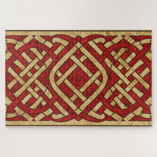 Puzzle celtique gallois en forme de nœuds