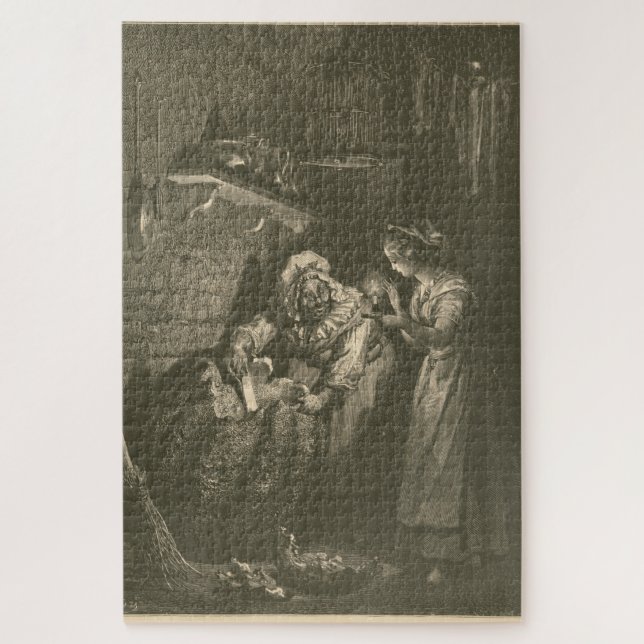 Puzzle Cendrillon Citrouille - Gustave Doré (Vertical)