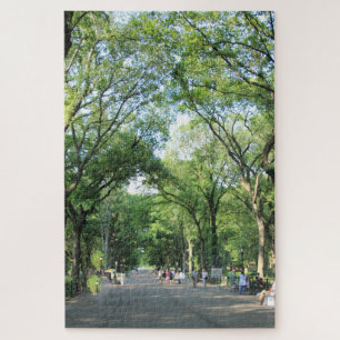 Puzzle Central Park : Marche des poètes en été